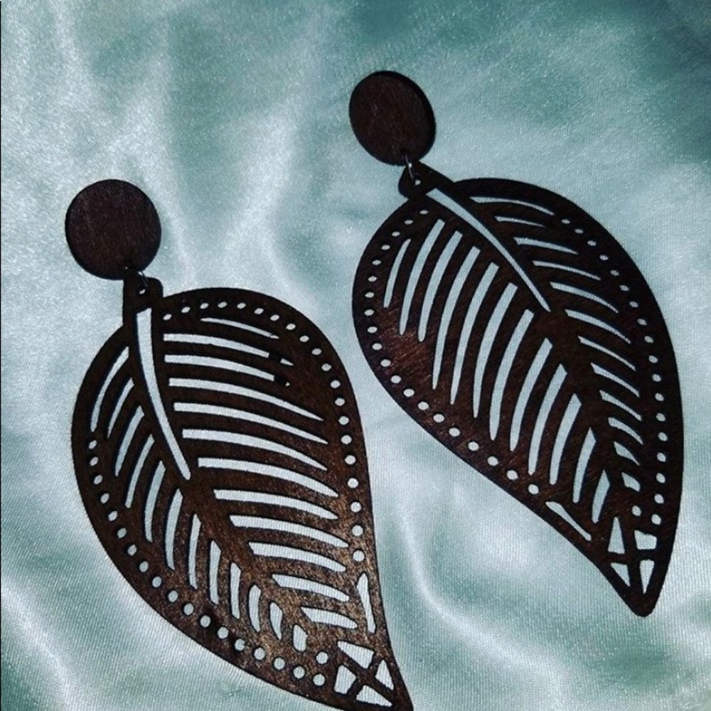 Wooden Style Earrings